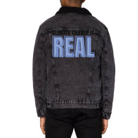 Climate Change Is Real Love Unisex Sherpa-lined Denim Jacket | Artistshot