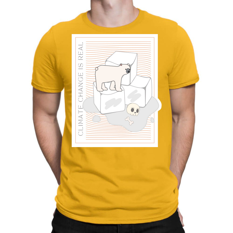 Climate Change Is Real Save The Polar Bears Hipste T-shirt | Artistshot