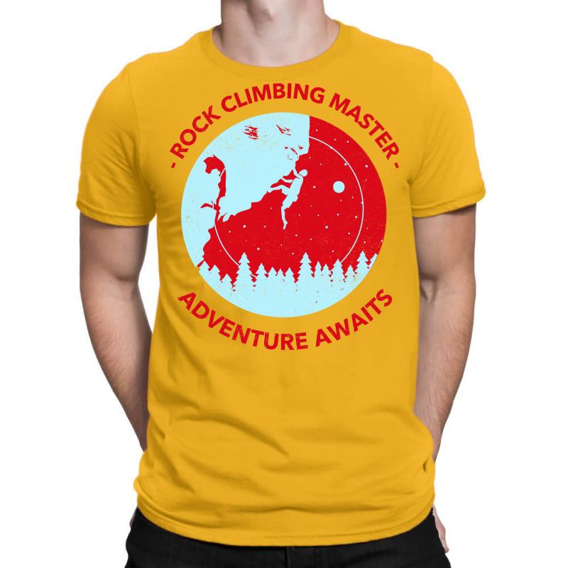 Rock Climbing Master Adventure Awaits Hiking Stick T-shirt | Artistshot