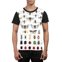 Entomology Illustrations Green Graphic T-shirt | Artistshot