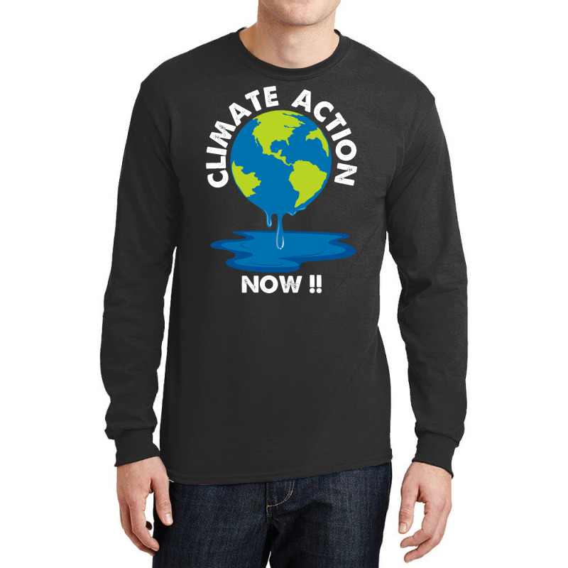 Global Warming Crisis Climate Action Now Retro Long Sleeve Shirts | Artistshot