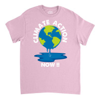 Global Warming Crisis Climate Action Now Retro Classic T-shirt | Artistshot