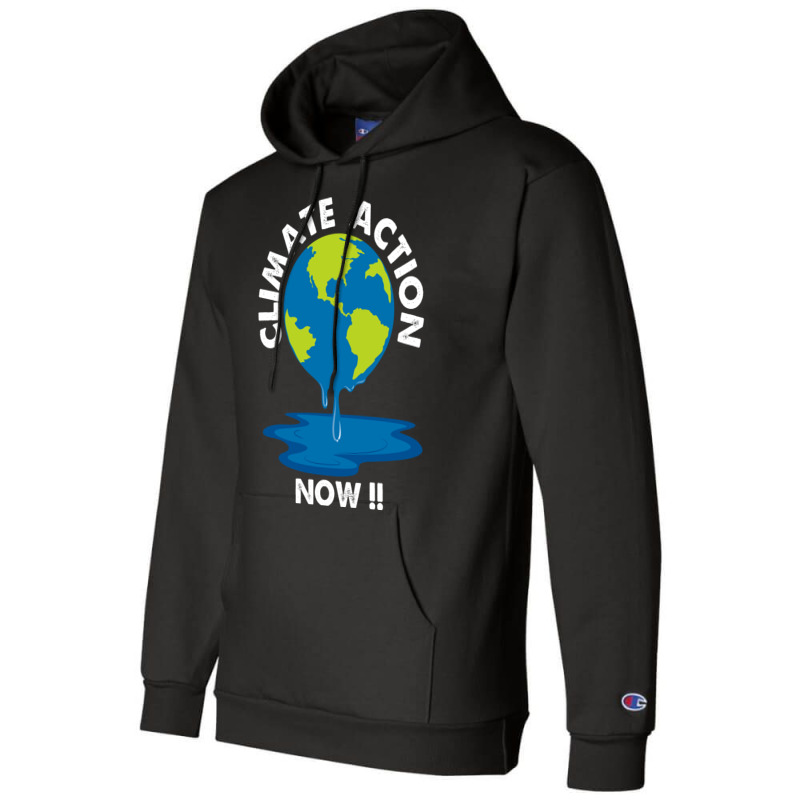 Global Warming Crisis Climate Action Now Retro Champion Hoodie | Artistshot