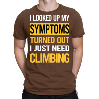 Funny My Symptoms Climbing Climb Climber Retro T-shirt | Artistshot