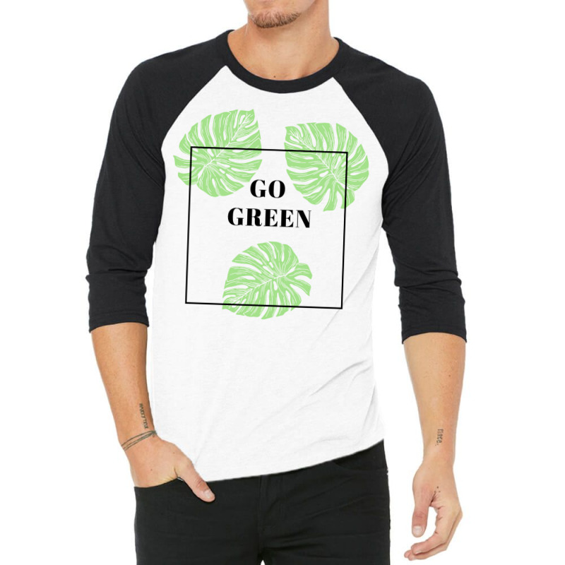 Go Green Girl 3/4 Sleeve Shirt | Artistshot