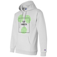 Go Green Girl Champion Hoodie | Artistshot