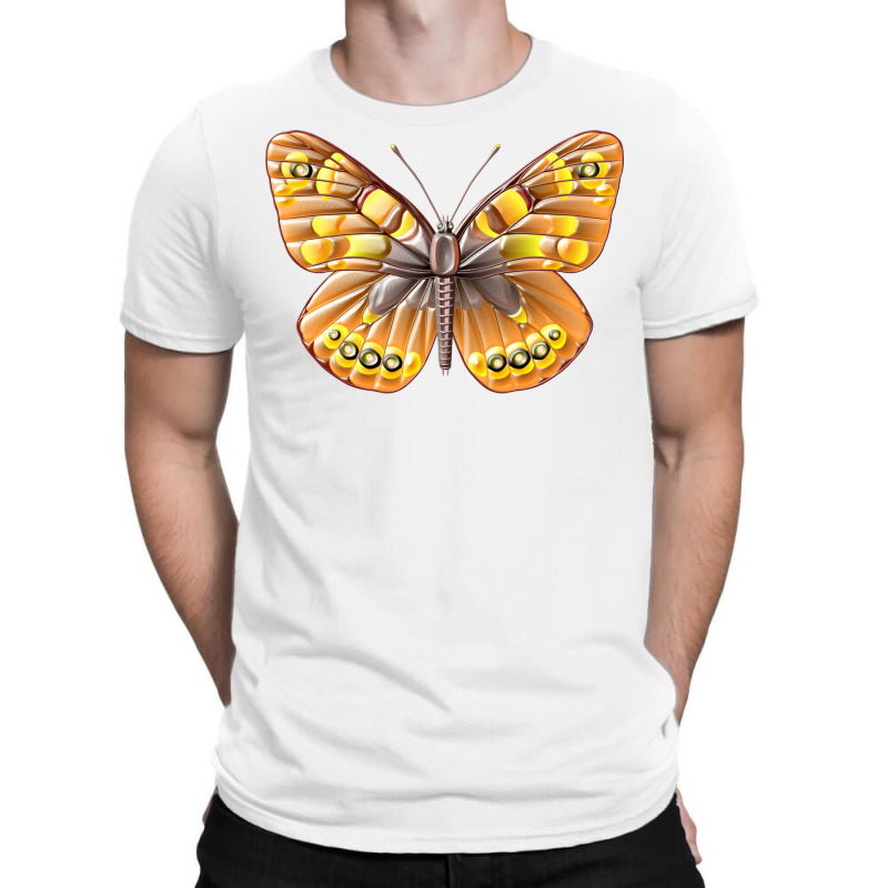 Plastic Color Butterfly Yellow T-Shirt by bebbahctinb | Artistshot