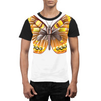 Plastic Color Butterfly Yellow Graphic T-shirt | Artistshot