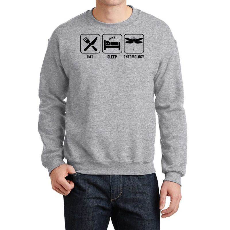 Eat Sleep Entomology Aesthetic Crewneck Sweatshirt | Artistshot