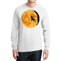 Mountaineering Free Climbing Bouldering Moon Sky H Long Sleeve Shirts | Artistshot