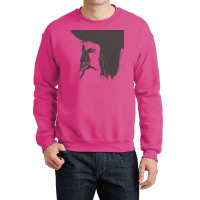 Sloth Rock Climbing Girl Crewneck Sweatshirt | Artistshot