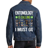 It Is Calling I Must Go Entomology Entomologist In Men Denim Jacket | Artistshot