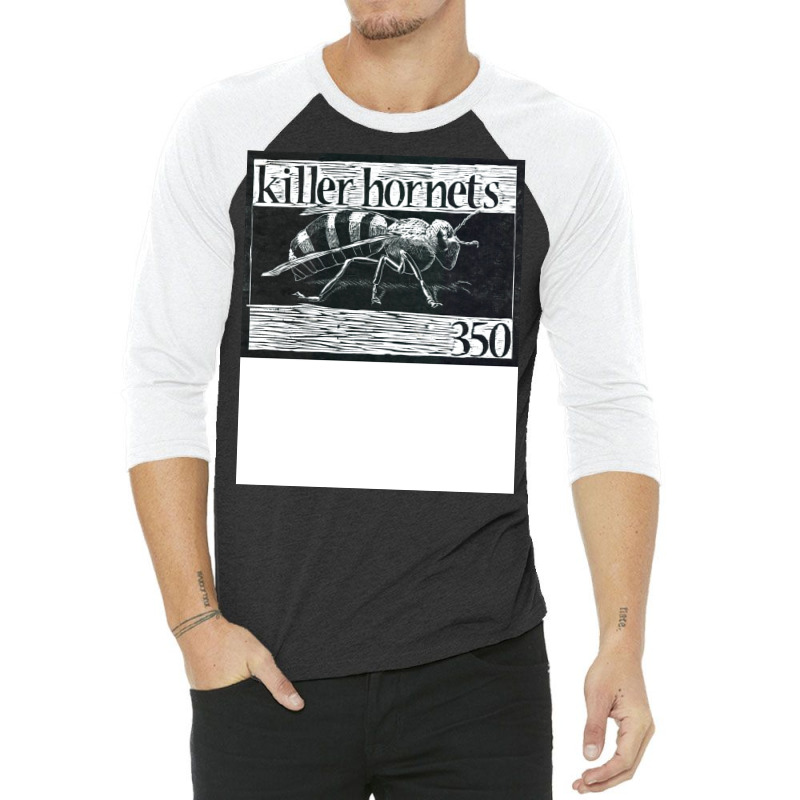 Killer Hornets Aesthetic 3/4 Sleeve Shirt | Artistshot