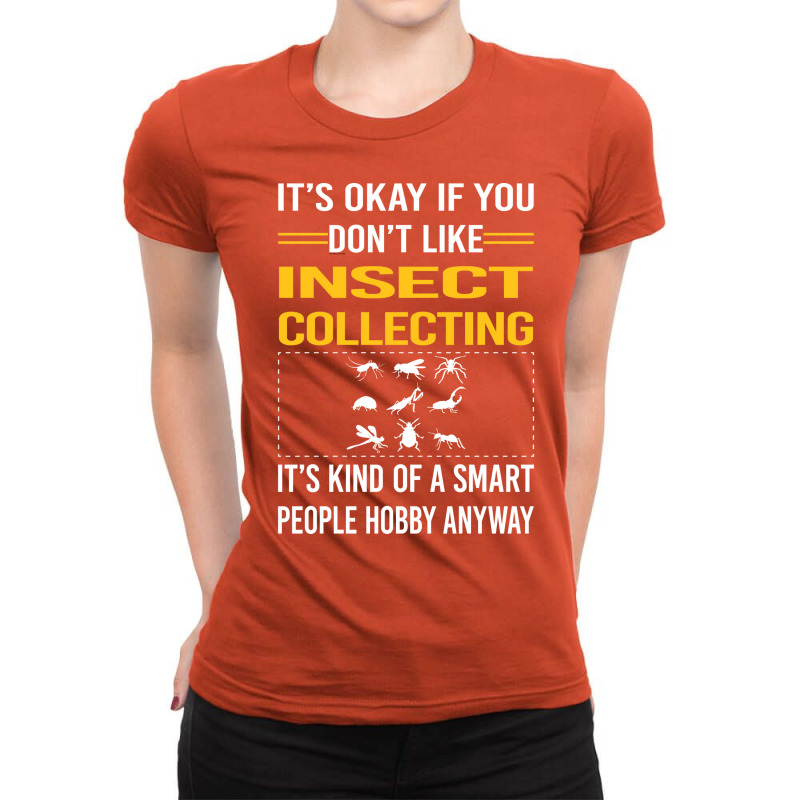 Funny Smart People Insect Collecting Retro Ladies Fitted T-Shirt by estemozieey9 | Artistshot