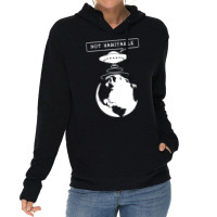 Planet Not Habitable Green Lightweight Hoodie | Artistshot