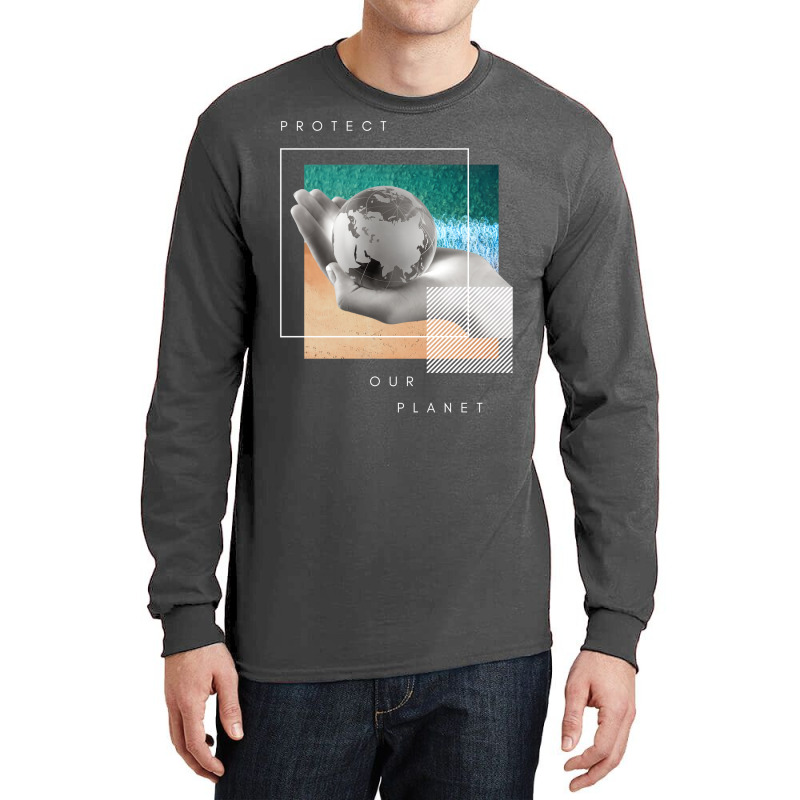 Protect Our Planet Retro Long Sleeve Shirts | Artistshot