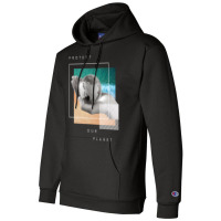 Protect Our Planet Retro Champion Hoodie | Artistshot