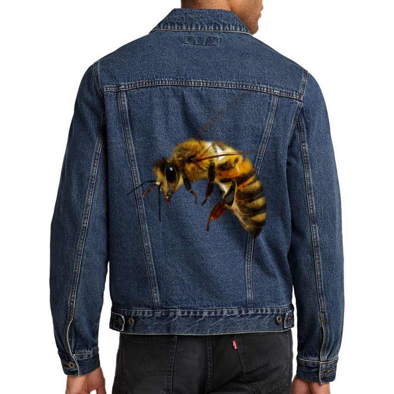 Bees Men Denim Jacket by mazzaotabex | Artistshot