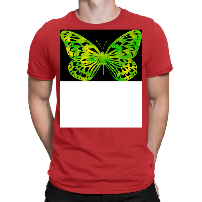 Butterfly Color Green Cool T-shirt | Artistshot