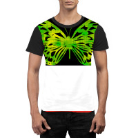 Butterfly Color Green Cool Graphic T-shirt | Artistshot