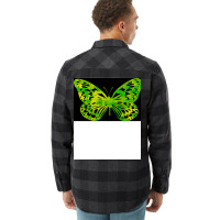 Butterfly Color Green Cool Flannel Shirt | Artistshot