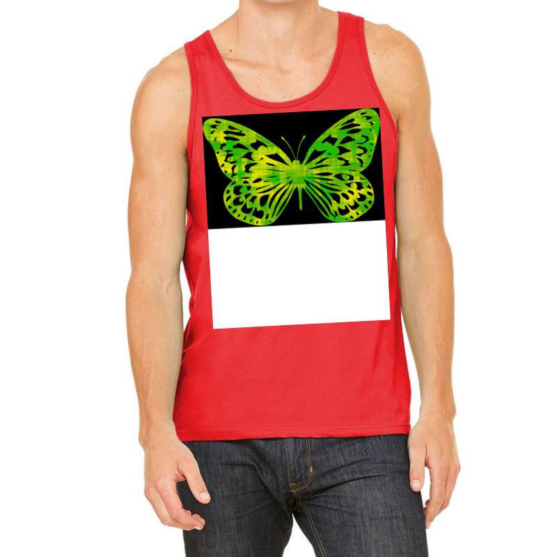 Butterfly Color Green Cool Tank Top | Artistshot