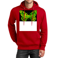 Butterfly Color Green Cool Unisex Hoodie | Artistshot