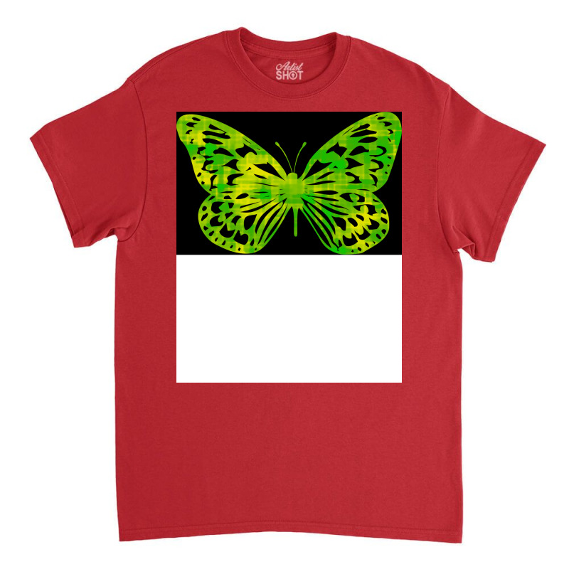 Butterfly Color Green Cool Classic T-shirt | Artistshot