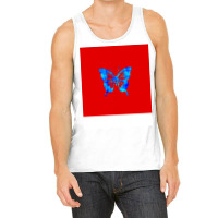 Butterfly Nature Red Tank Top | Artistshot