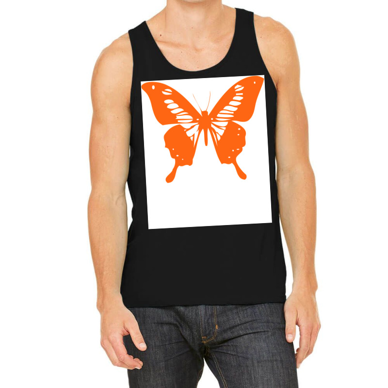 Butterfly Orange Girl Tank Top | Artistshot