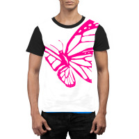 Butterfly Pink Tumblr Graphic T-shirt | Artistshot