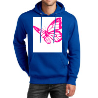 Butterfly Pink Tumblr Unisex Hoodie | Artistshot