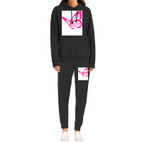 Butterfly Pink Tumblr Hoodie & Jogger Set | Artistshot