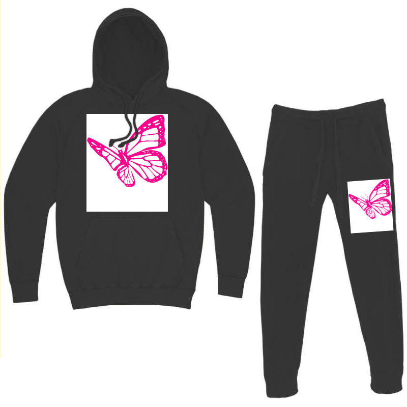 Butterfly Pink Tumblr Hoodie & Jogger Set | Artistshot