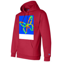 Butterfly Vintage Hippie Champion Hoodie | Artistshot