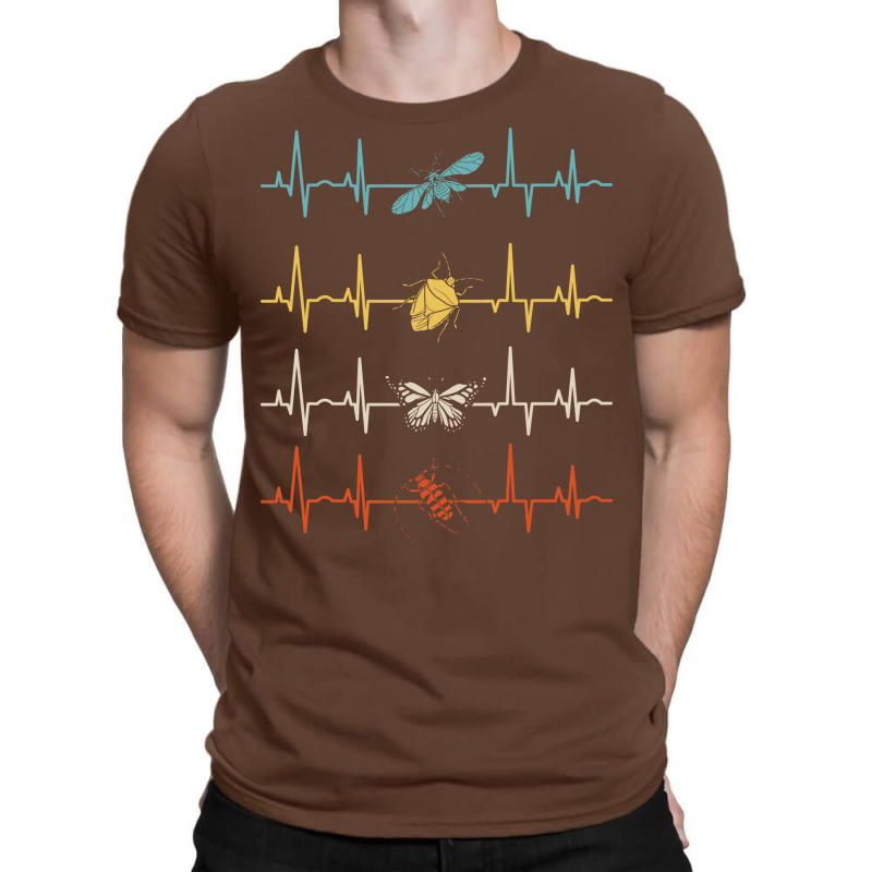 Entomology Entomologist Insects Bugs Heartbeat 70s T-Shirt by kejaboant | Artistshot