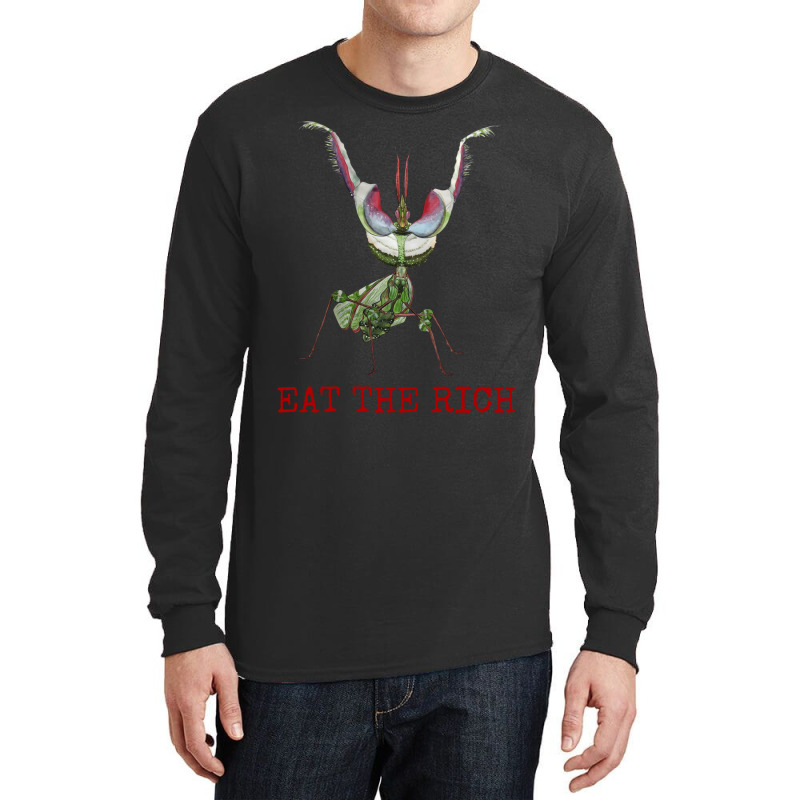 Eat The Rich Idolomantis Diabolica Devils Flower M Long Sleeve Shirts | Artistshot