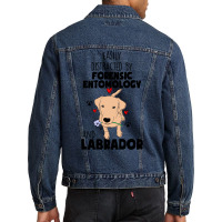 Forensic Entomology And Labrador Cute Men Denim Jacket | Artistshot