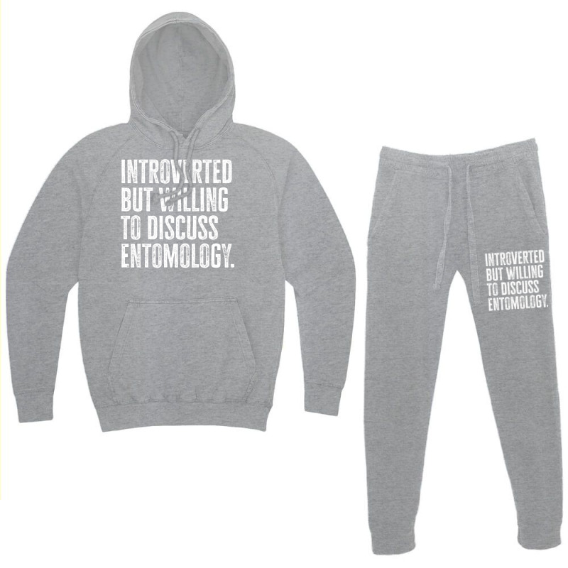 Introverted But Willing To Discuss Entomology Inse Hoodie & Jogger Set | Artistshot