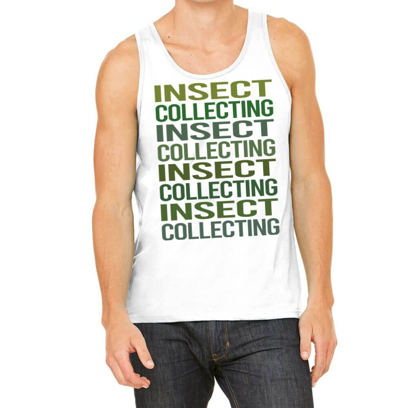 Green Text Insect Collecting Yellow Tank Top | Artistshot