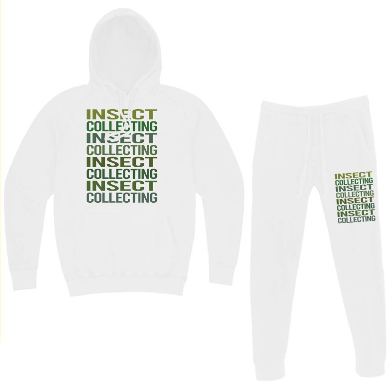 Green Text Insect Collecting Yellow Hoodie & Jogger Set | Artistshot