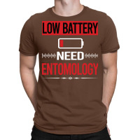 Low Battery Entomology Entomologist Insect Insects T-shirt | Artistshot