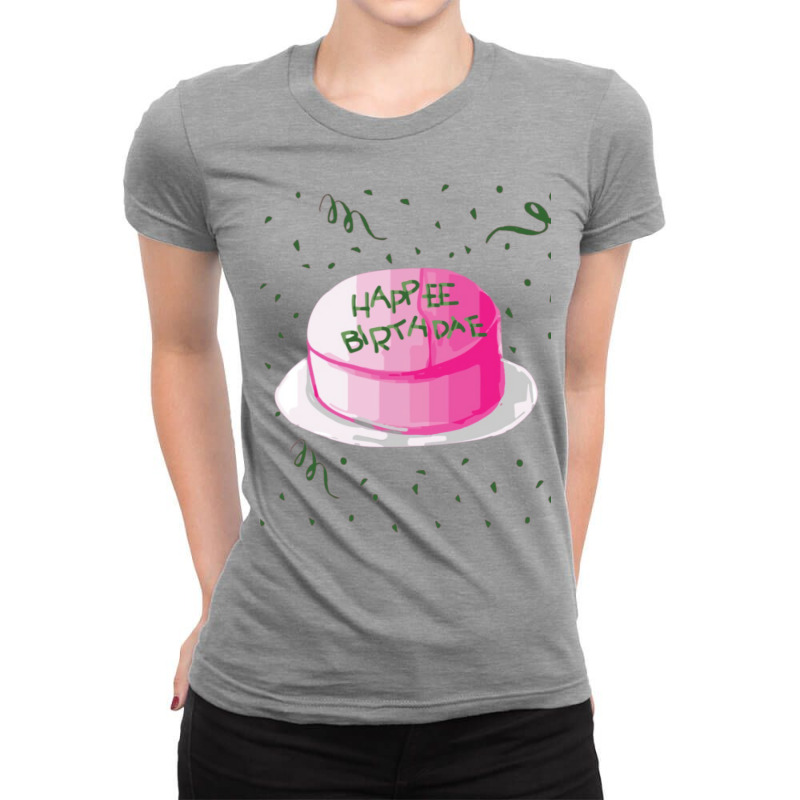 Birthday Cake For Wizards Ladies Fitted T-Shirt by incilafirgaz | Artistshot