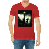 The Power Of Poppins Compels You V-neck Tee | Artistshot