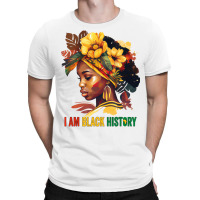 I Am Black History Women Girls Black Queen Month H T-shirt | Artistshot