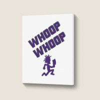 Juggalette Icp Whoop Whoop Hatchet Man Vibrant Col Portrait Canvas Print | Artistshot