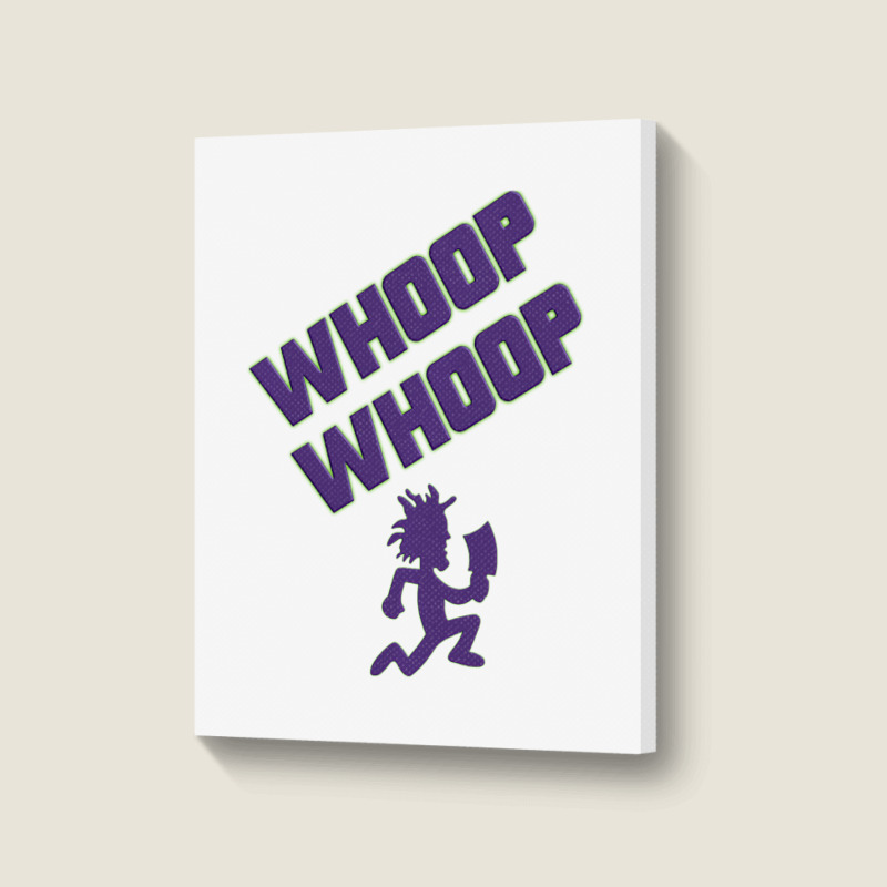 Juggalette Icp Whoop Whoop Hatchet Man Vibrant Col Portrait Canvas Print by tahon | Artistshot