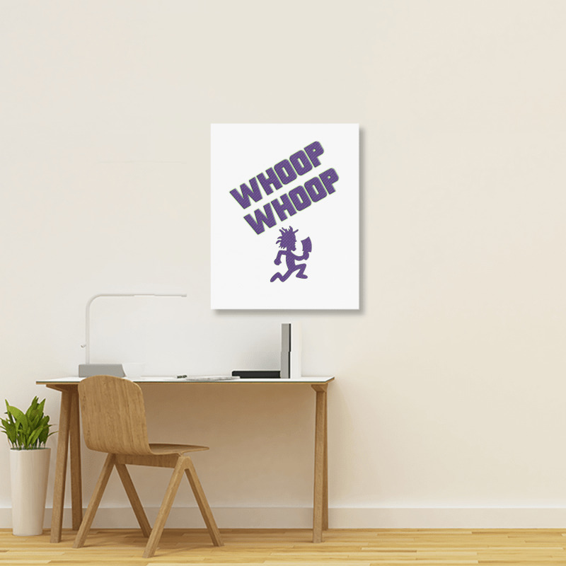 Juggalette Icp Whoop Whoop Hatchet Man Vibrant Col Portrait Canvas Print by tahon | Artistshot