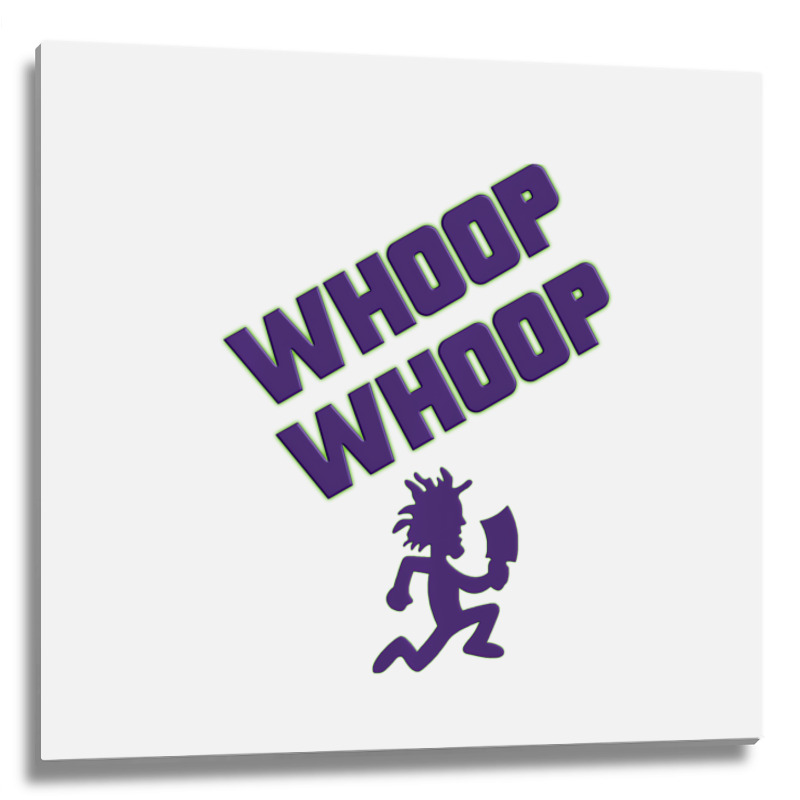 Juggalette Icp Whoop Whoop Hatchet Man Vibrant Col Metal Print Square by tahon | Artistshot