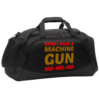 Now I Have A Machine Gun Ho Ho Ho Active Duffel | Artistshot